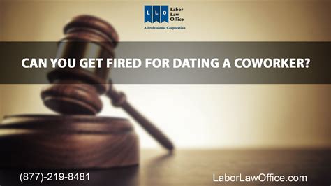 can you get fired for dating a coworker in texas